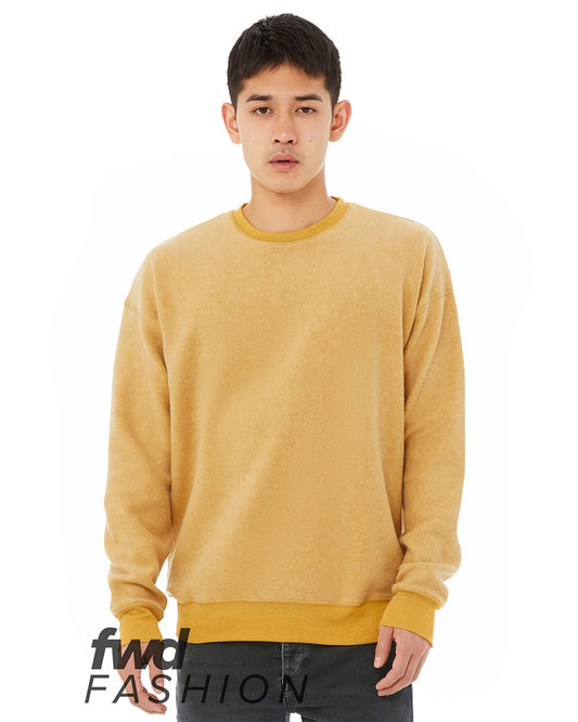 BELLA + CANVAS Unisex FWD Fashion Sueded Drop Shoulder Crewneck Sweatshirt 3345