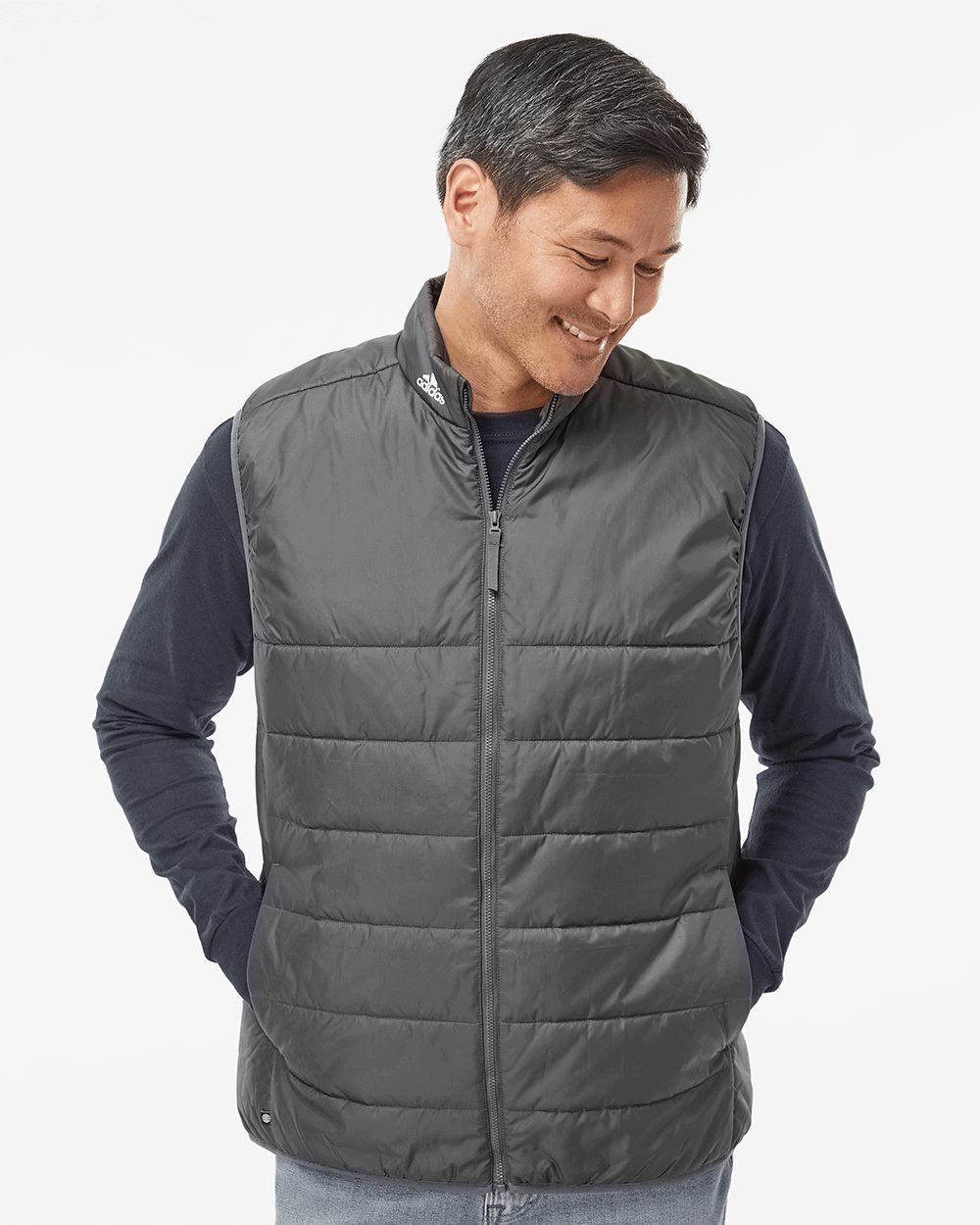 Adidas Men's Puffer Full-Zip Vest A572
