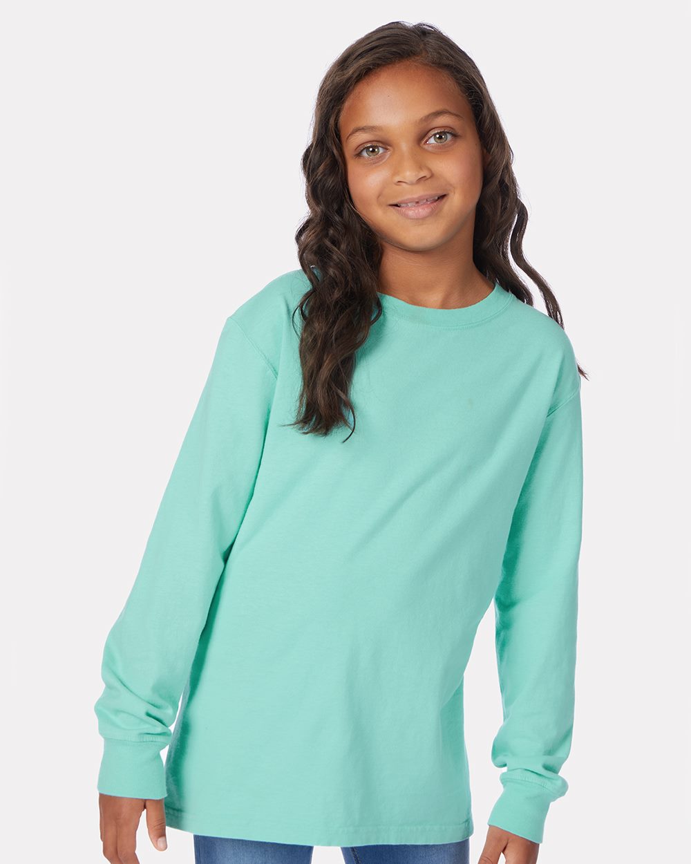 ComfortWash by Hanes Garment-Dyed Youth Long Sleeve T-Shirt GDH275