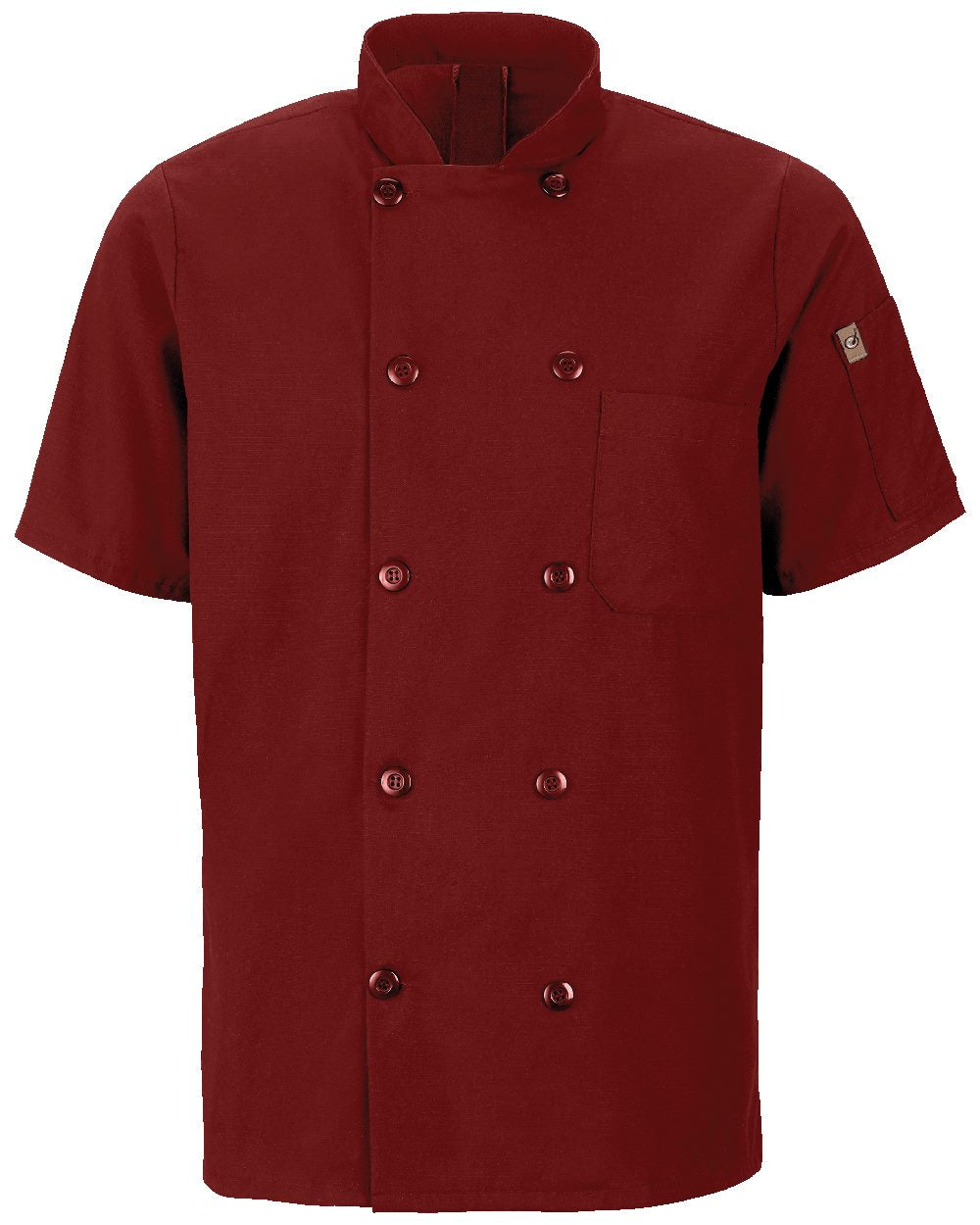 Chef Designs Mimix™ Short Sleeve Chef Coat with OilBlok 046X