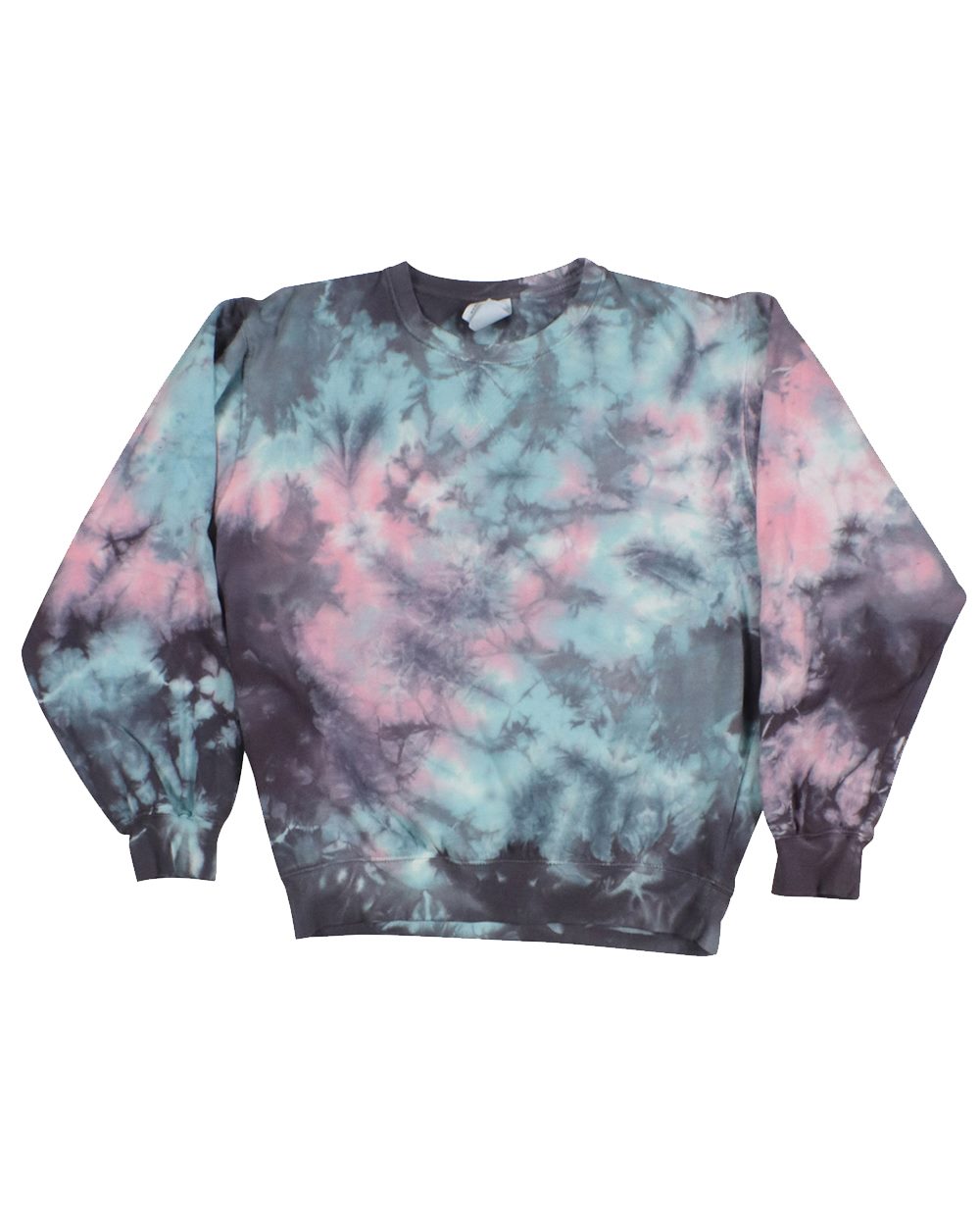 Dyenomite Premium Tie-Dyed Crewneck Sweatshirt 845VR