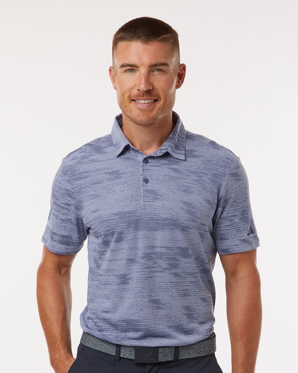 Adidas Men's Ultimate365 Textured Stripe Polo A2005