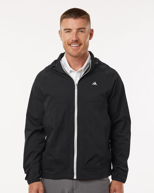 Adidas Men's Go-To Utility Durable Water-Repellant Full-Zip Jacket A2007
