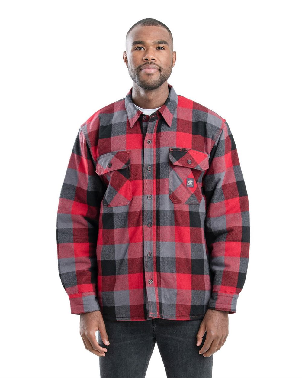 Berne Apparel Men's Timber Flannel Shirt Jacket SH69