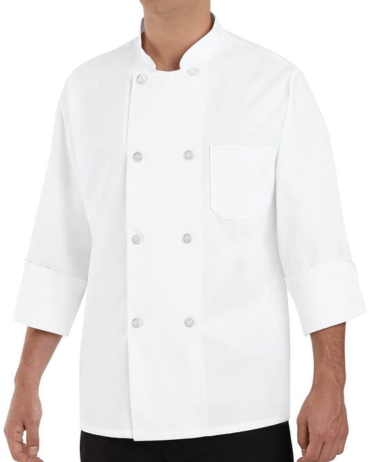 Chef Designs Eight Pearl Button Chef Coat 0403