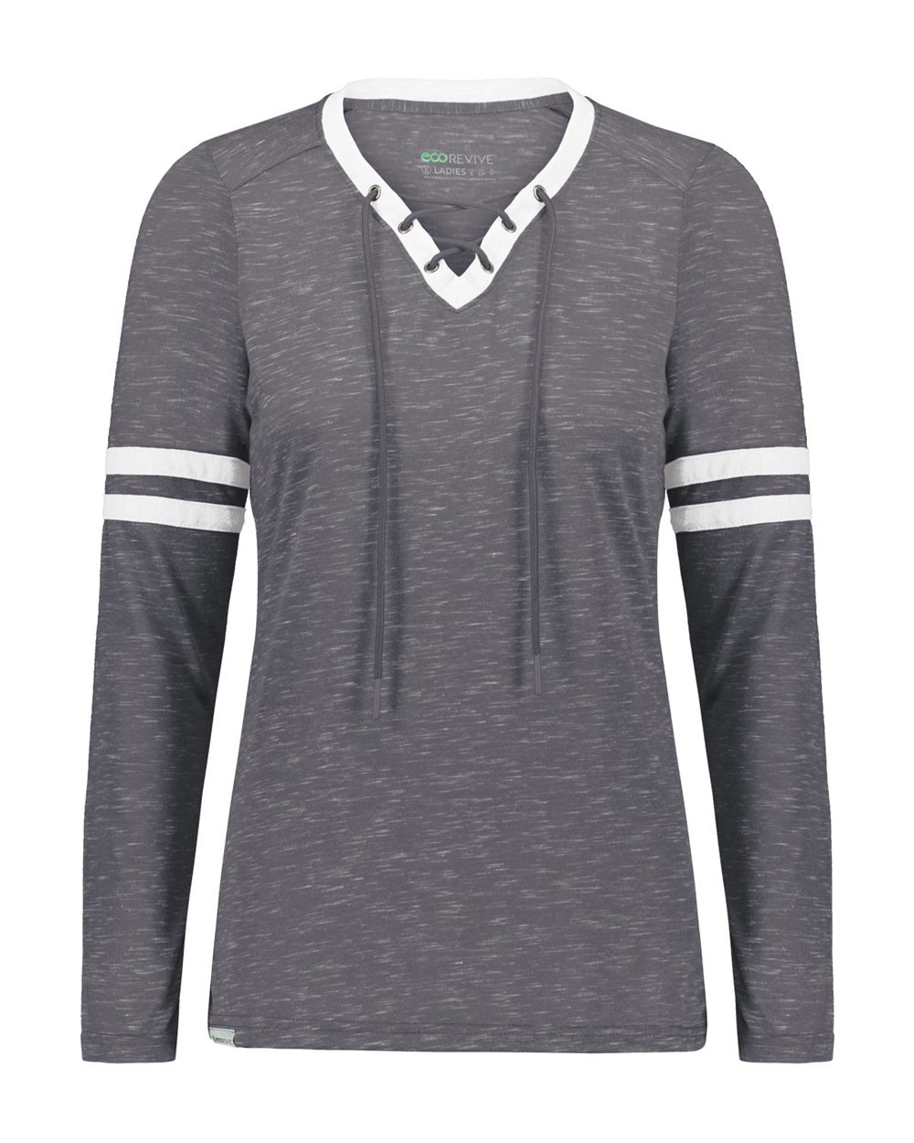 Holloway Women's Eco Revive™ Monterey Long Sleeve V-Neck T-Shirt 223246