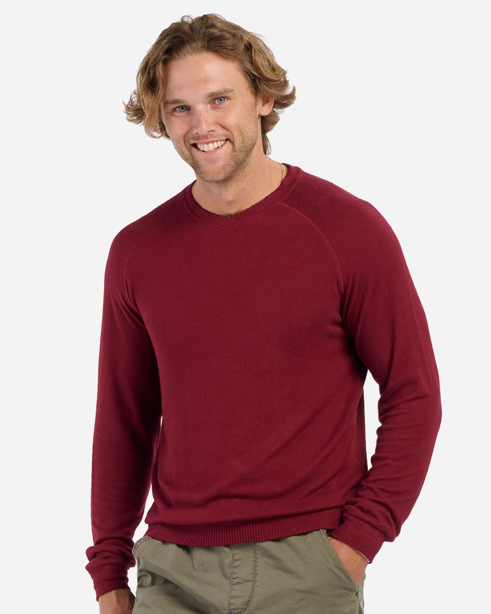 Boxercraft Men's Cuddle Cross-Neck Sweater BM1201