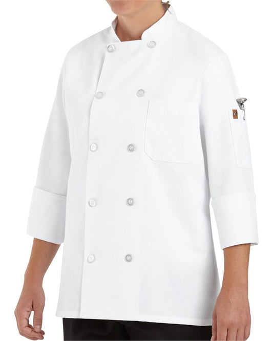 Chef Designs Women's Ten Button Chef Coat 0401
