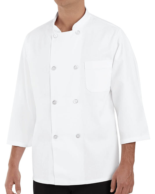 Chef Designs Three-Quarter Sleeve Chef Coat 0402