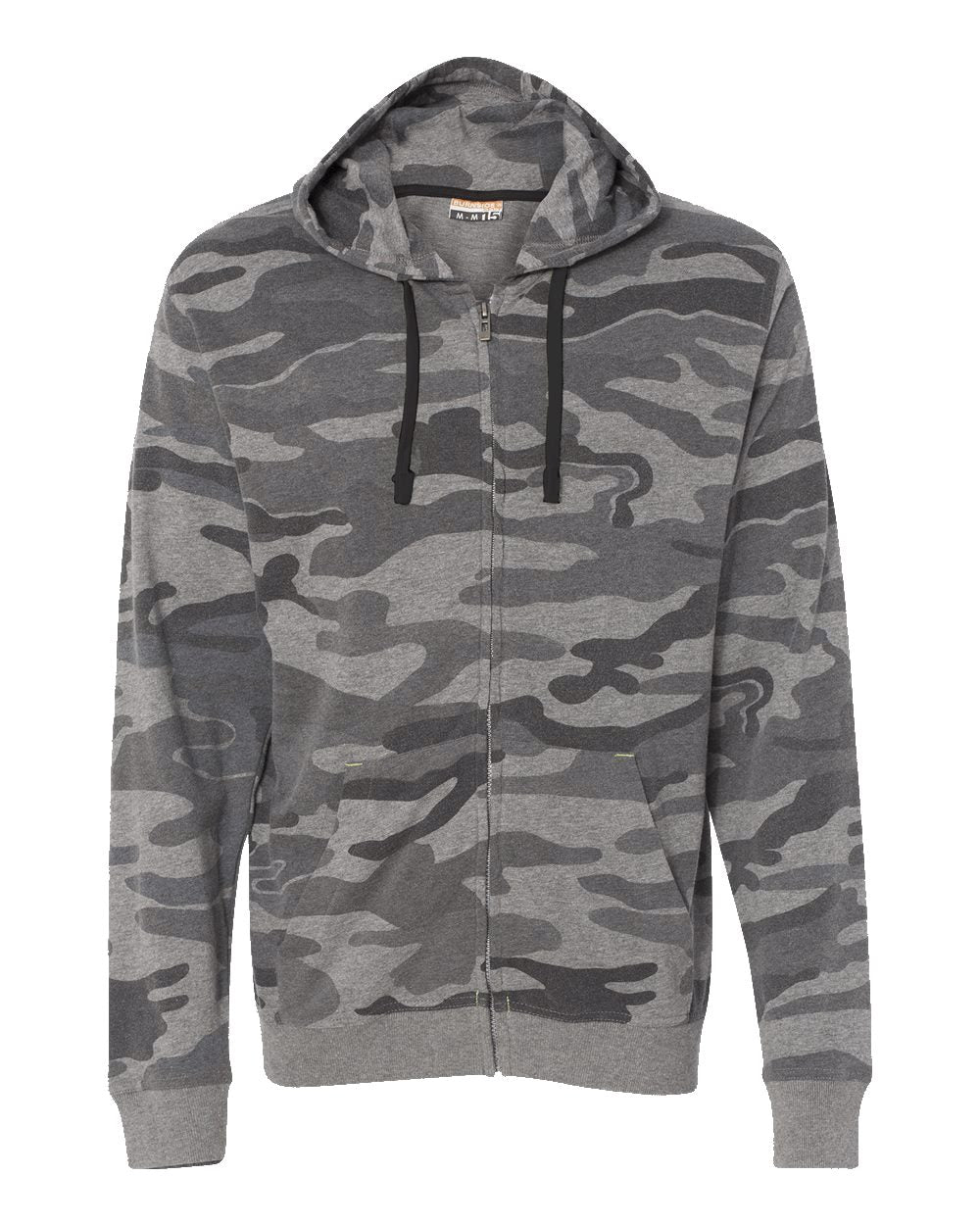 Burnside Camo Full-Zip Hooded Sweatshirt 8615