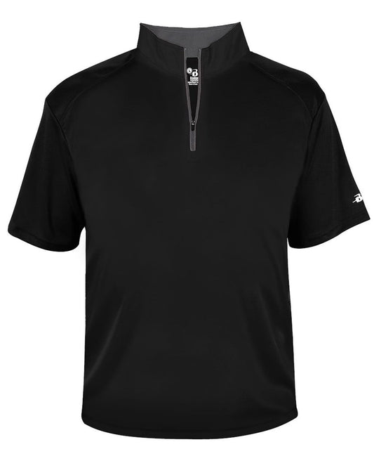 Badger Men's B-Core Short Sleeve Quarter-Zip 4199