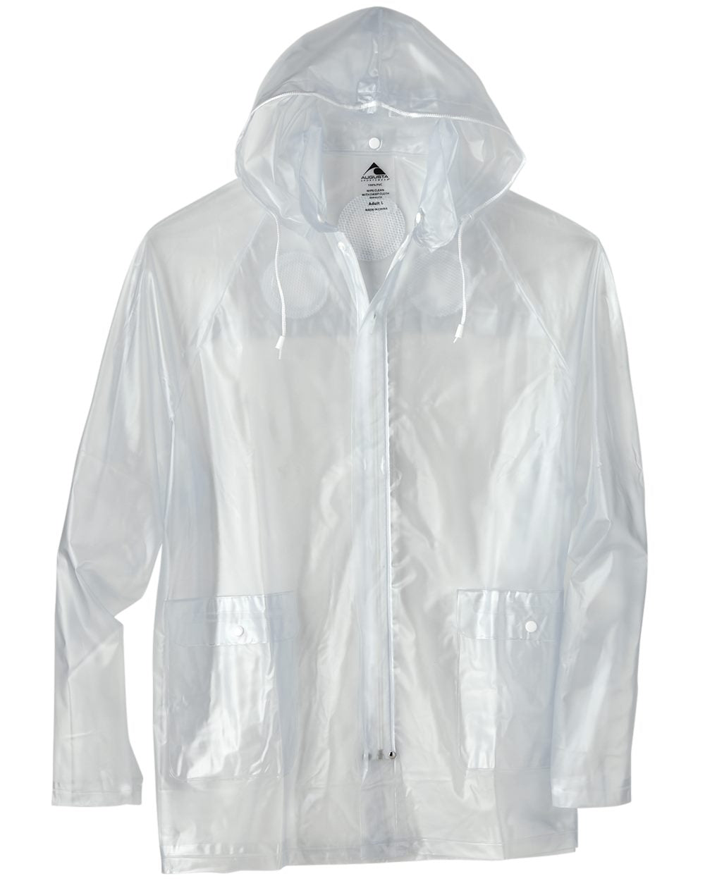 Augusta Sportswear Men's Clear Hooded Rain Jacket 3160