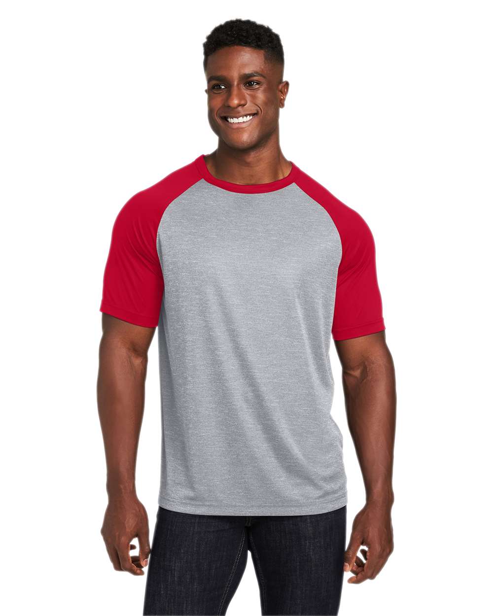 #colormdl_Athletic Heather/ Sport Red