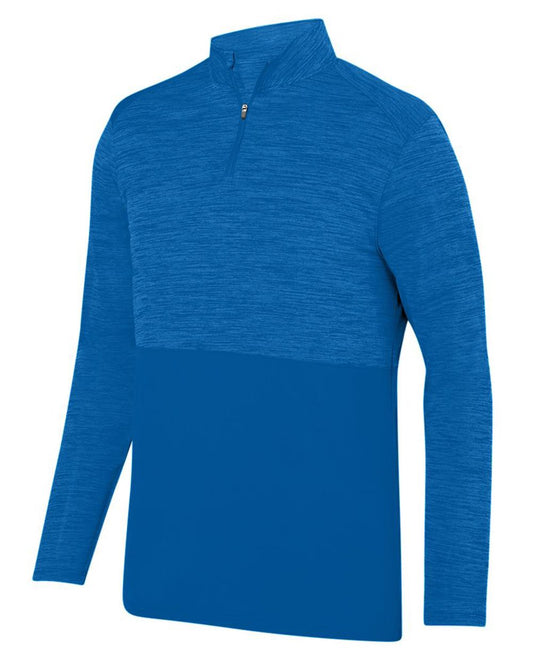 Augusta Sportswear Men's Shadow Tonal Heather Quarter-Zip Pullover 2908
