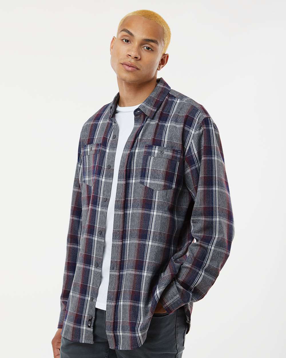 #colormdl_Heather Grey/ Navy