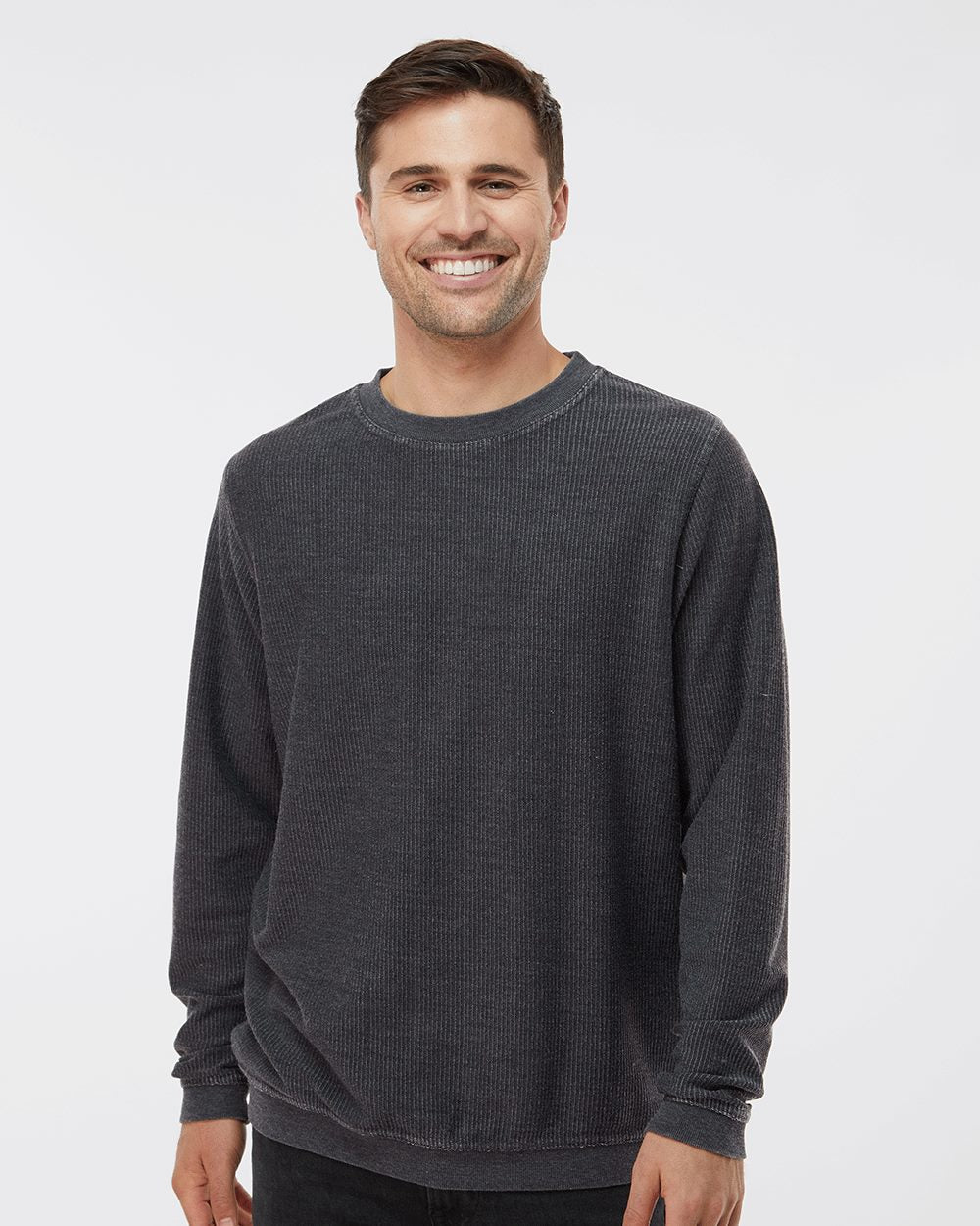 Boxercraft Unisex Corded Crewneck Sweatshirt D02