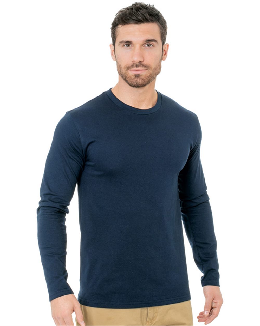Bayside Unisex Fine Jersey Long Sleeve T-Shirt 9550