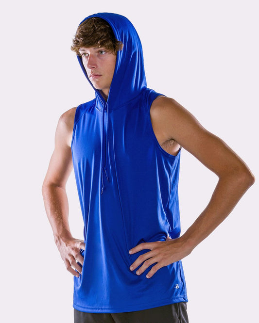 Badger Men's B-Core Sleeveless Hooded T-Shirt 4108
