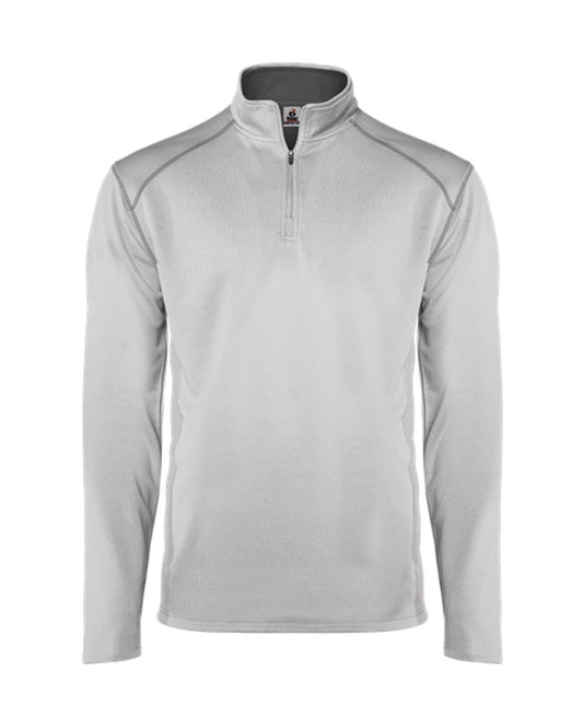 Badger Men's Money Mesh Quarter-Zip Pullover 4438