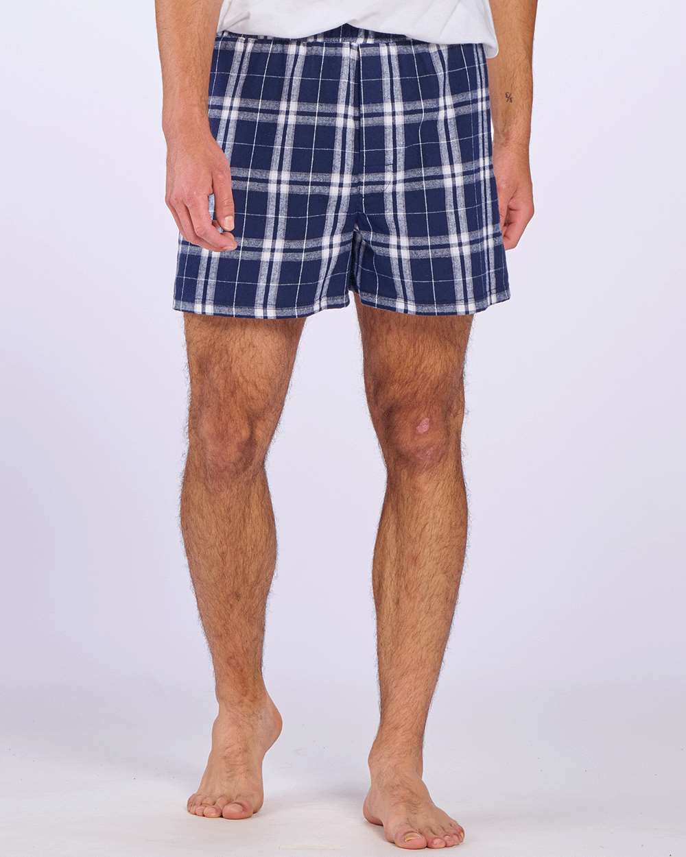 #colormdl_Navy/ Silver Plaid