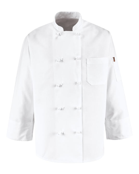 Chef Designs Ten Knot Button Chef Coat 0421