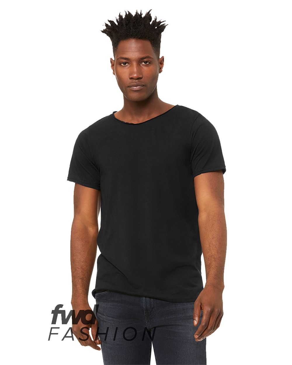 BELLA + CANVAS Unisex FWD Fashion Triblend Raw Neck Tee 3414