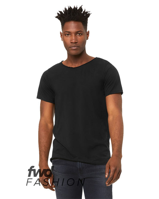 BELLA + CANVAS Unisex FWD Fashion Triblend Raw Neck Tee 3414