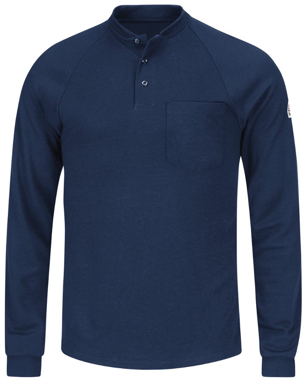 Bulwark Men's Long Sleeve Henley Shirt- CoolTouch®2 SML2