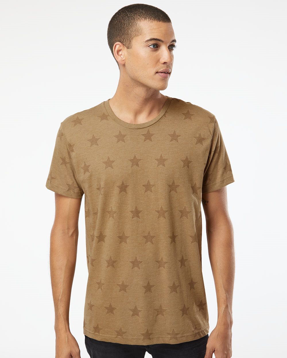 Code Five Men's Star Print Tee 3929