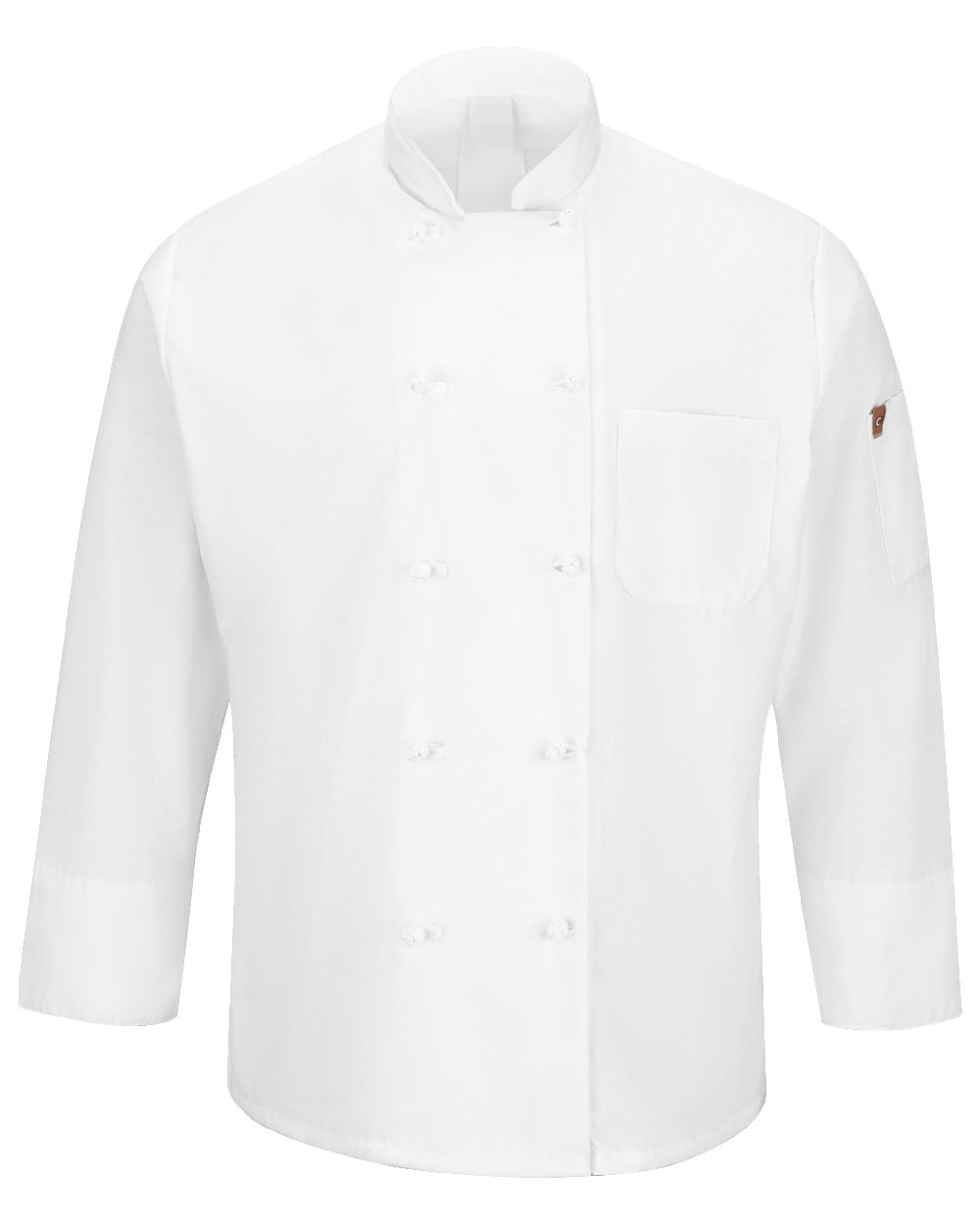 Chef Designs Mimix™ Ten Knot Button Chef Coat with OilBlok 044X