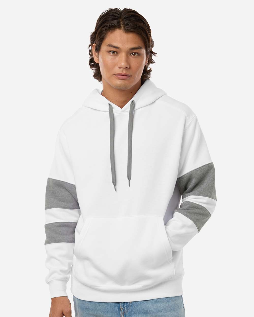 #colormdl_White/ Charcoal Heather