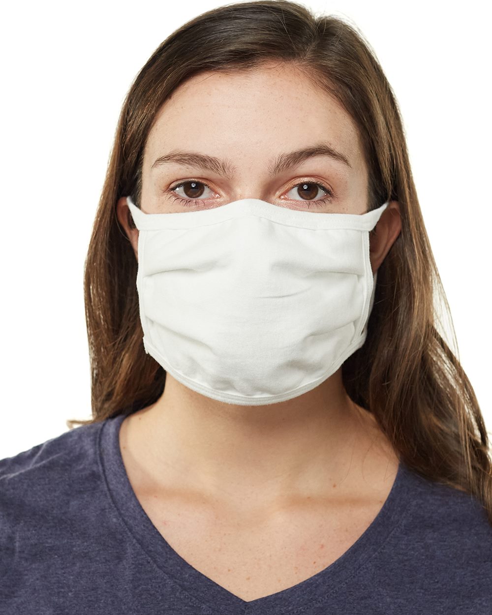 Hanes 3-Ply Cotton Face Mask MASKBB