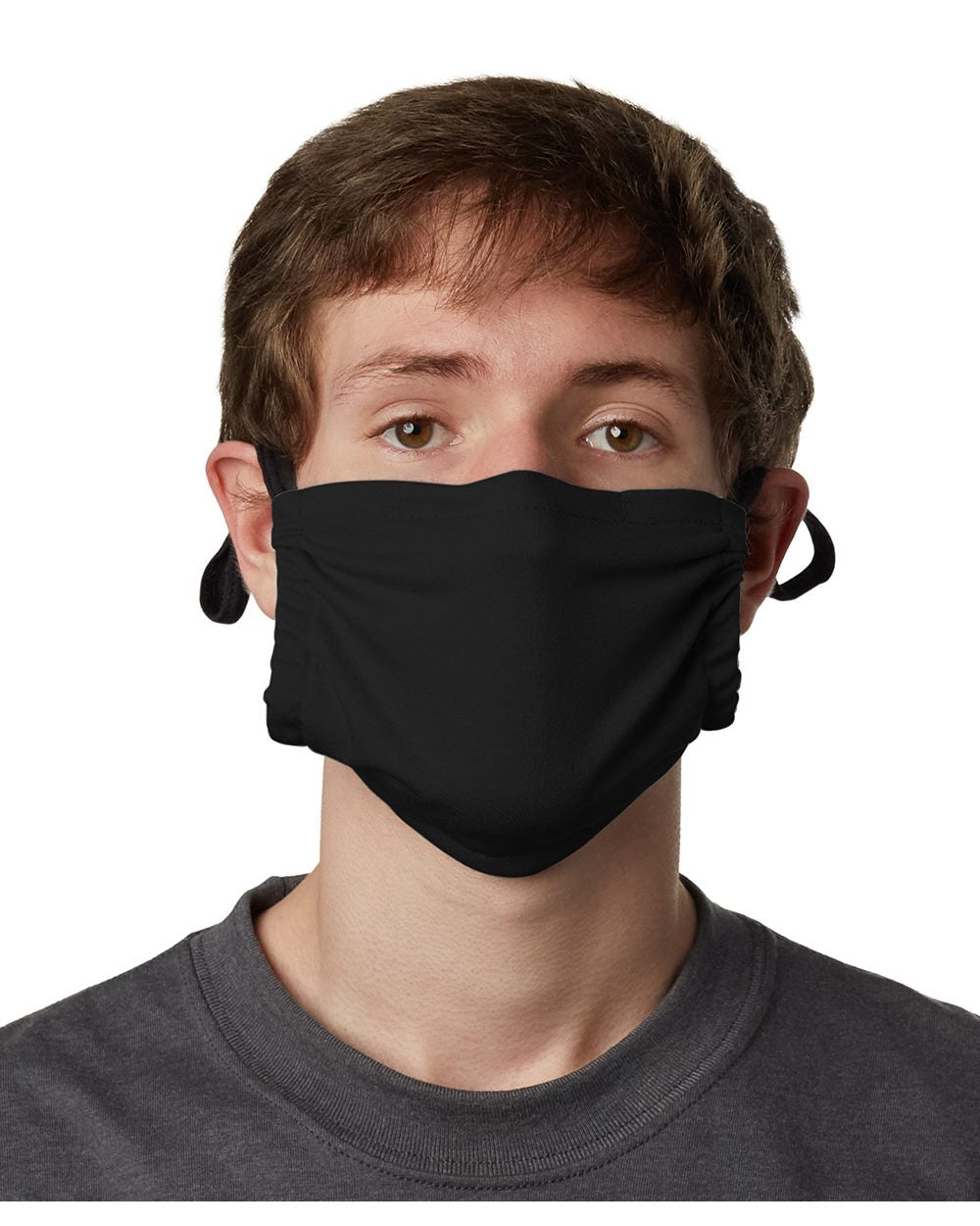 Hanes 2-Ply Cotton Pocket Face Mask MKPKCR