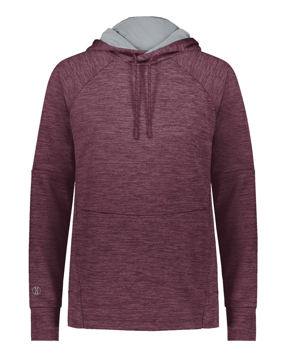 #color_Maroon Heather/ Silver