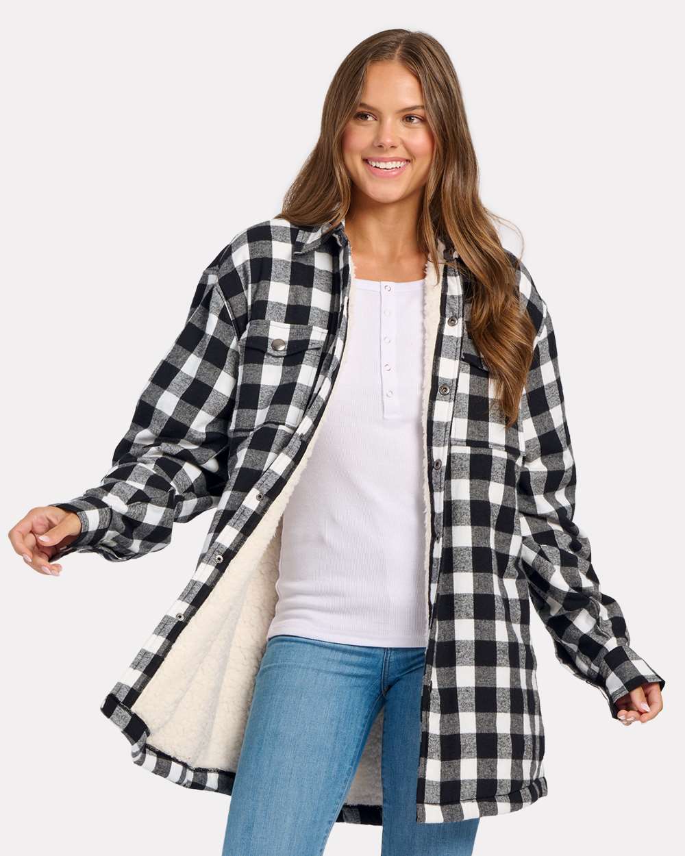 #colormdl_Black/ White Buffalo Plaid
