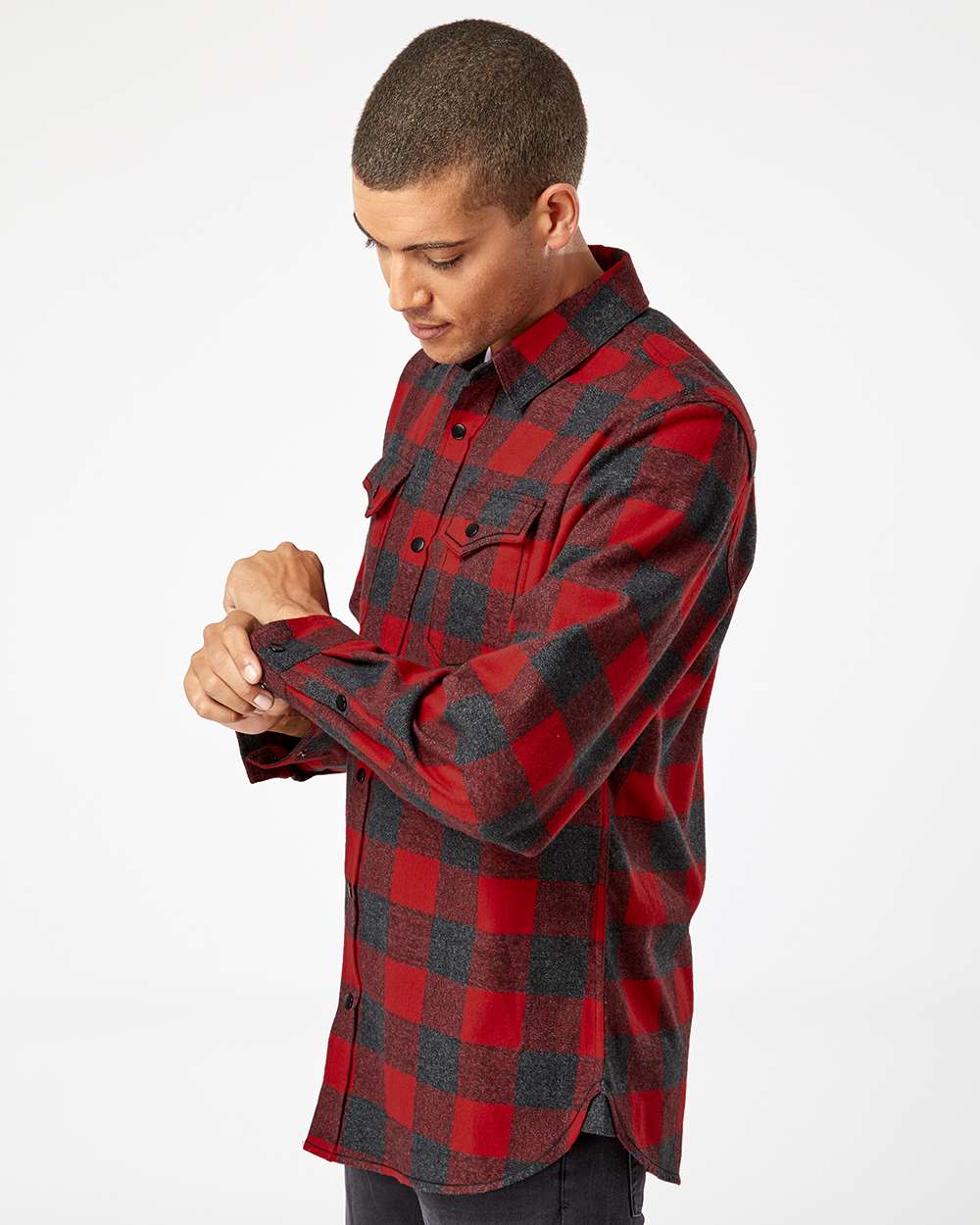 #colormdl_Red/ Heather Black