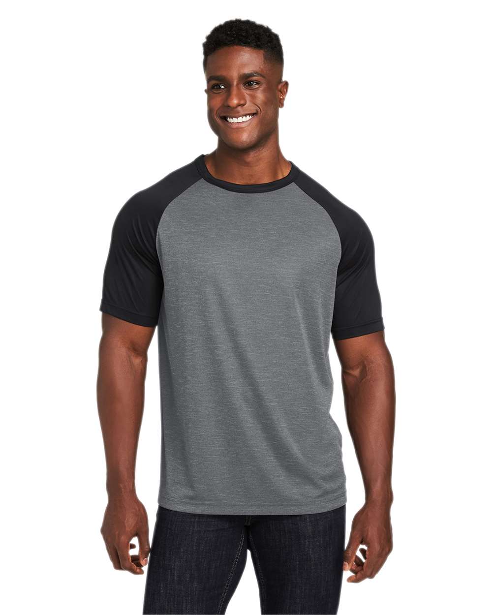 #colormdl_Dark Grey Heather/ Black