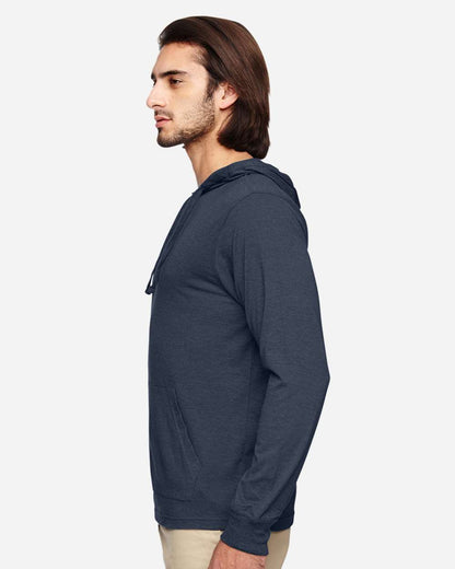 econscious Unisex Eco Jersey Pullover Hooded Long Sleeve T-Shirt EC1085 #colormdl_Water