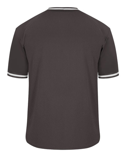 Alleson Athletic Vintage Jersey 7974 #color_Graphite/ Graphite/ White