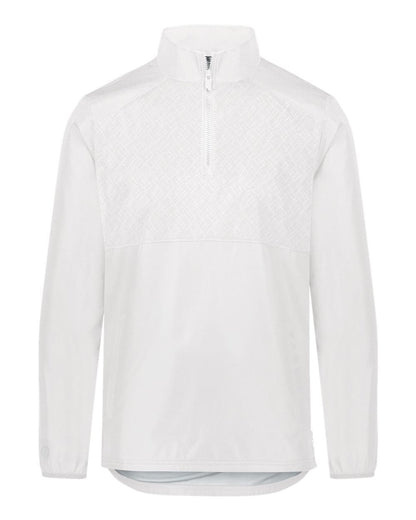 Holloway Men's SeriesX Quarter-Zip Pullover 229533 #color_White