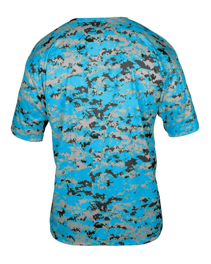 Badger Men's Digital Camo T-Shirt 4180 #color_Electric Blue Digital