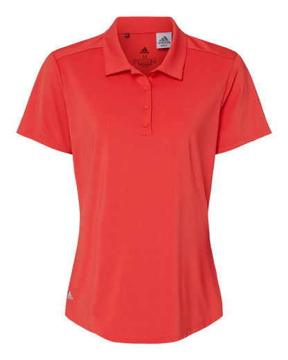 Adidas Women's Ultimate365 Solid Polo A515 #color_Real Coral