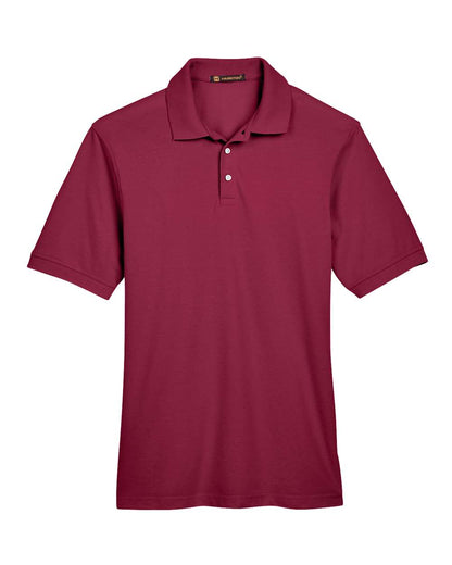 Harriton Men's Easy Blend™ Polo M265 #color_Wine