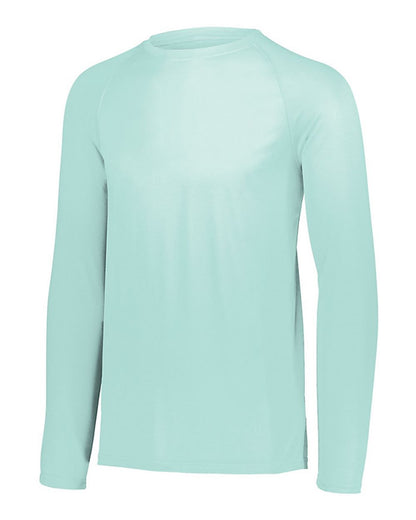 Augusta Sportswear Attain Color Secure® Performance Long Sleeve T-Shirt 2795 #color_Seafoam