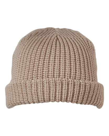 Big Accessories Dock Cuffed Beanie BA698 #color_Khaki