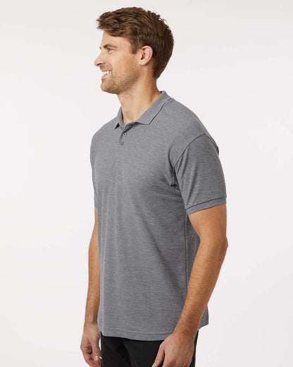 AllPro Men's Pique Polo 62800 #colormdl_Heather Granite