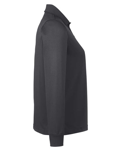 Harriton Women's Advantage Snag Protection Plus IL Long Sleeve Polo M348LW #color_Dark Charcoal