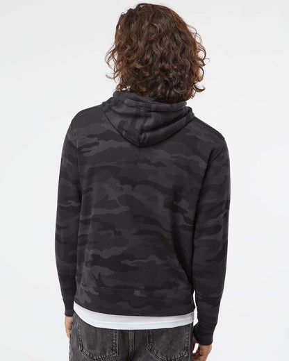 Independent Trading Co. Unisex Lightweight Hooded Sweatshirt AFX90UN #colormdl_Black Camo
