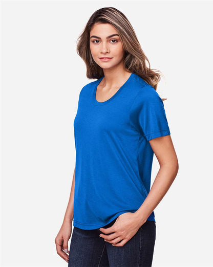 CORE365 Women's Fusion ChromaSoft™ Performance T-Shirt CE111W #colormdl_True Royal