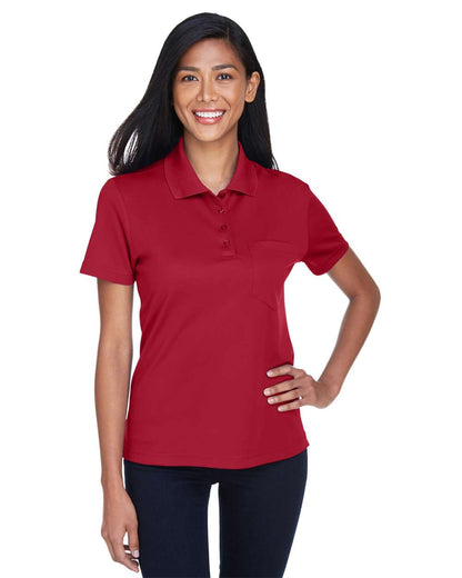 CORE365 Women's Origin Performance Piqué Polo with Pocket 78181P #colormdl_Classic Red